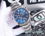 Swiss Grage IWC Big Pilots Replica Watch Blue Dial Stainless Steel Watch